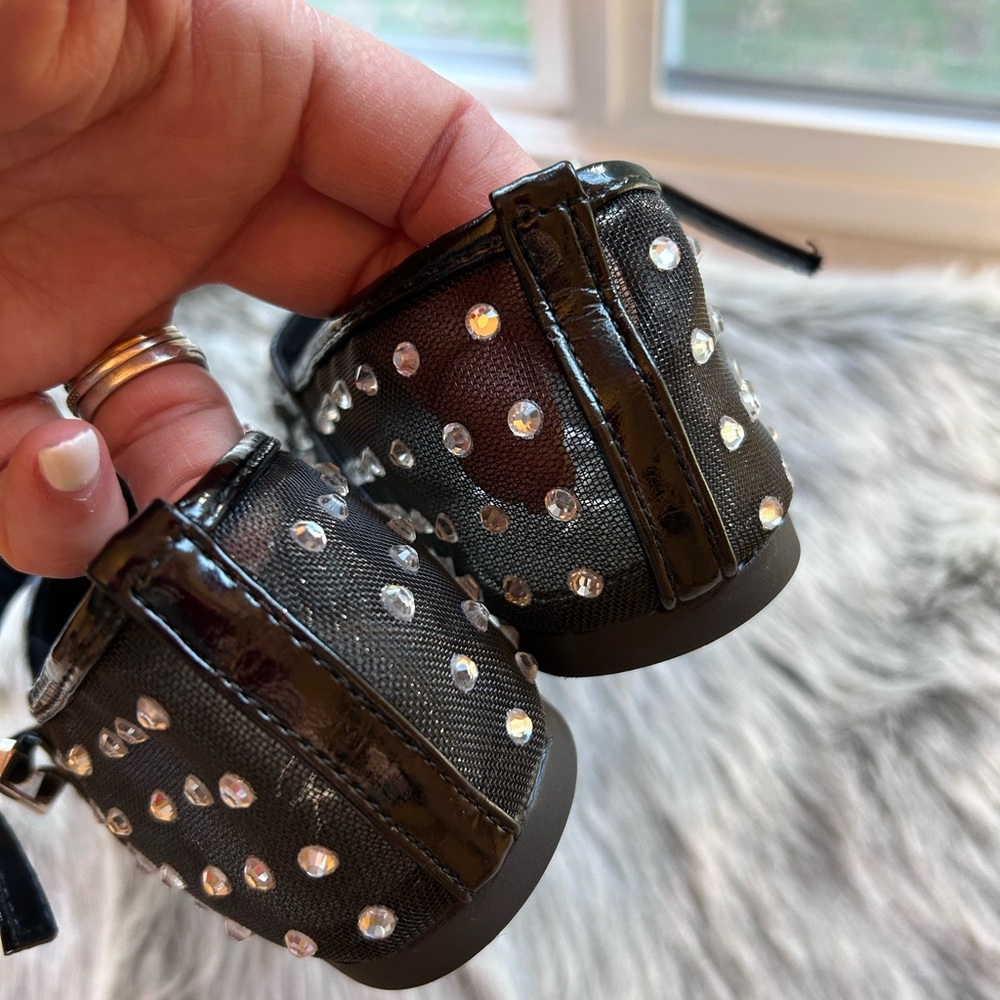 New York and company Stradivarius studded ballet shoes in black size 8 - Picture 10 of 10